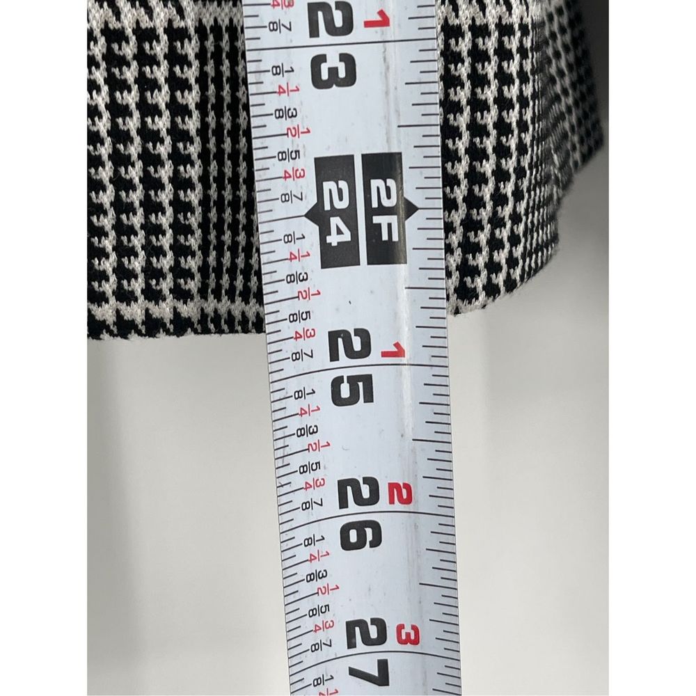 Elie Tahari Blazer Women's Size 6 Houndstooth Black White - Picture 10 of 14